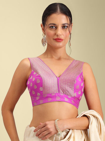 Women's Designer Brocade Saree Blouse
