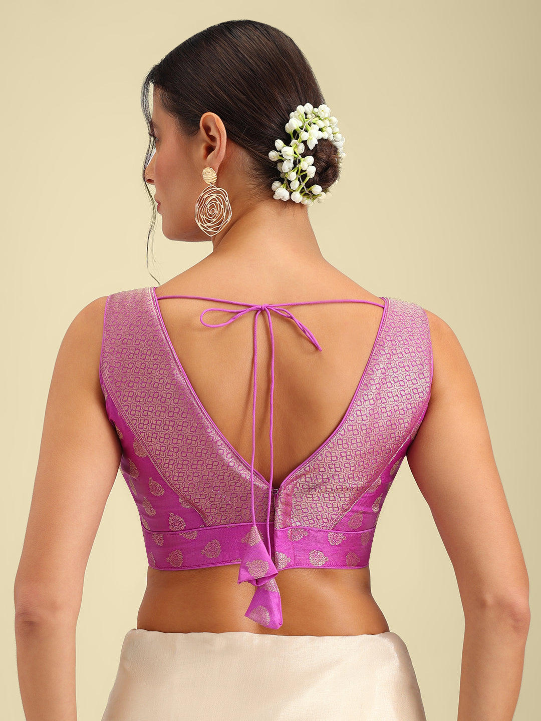 Women's Designer Brocade Saree Blouse