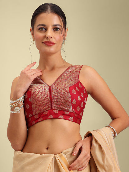 Women's Designer Brocade Saree Blouse