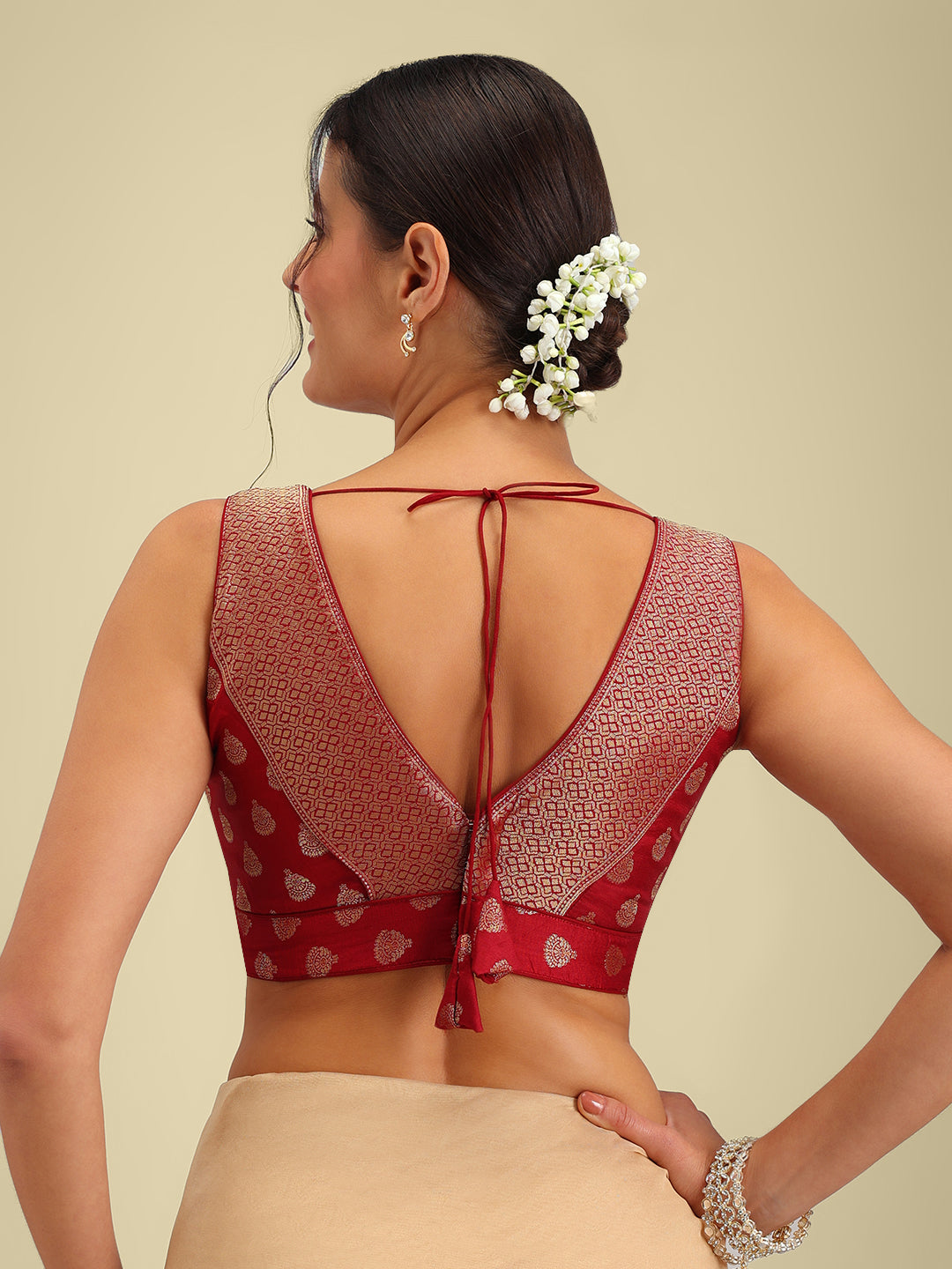 Women's Designer Brocade Saree Blouse