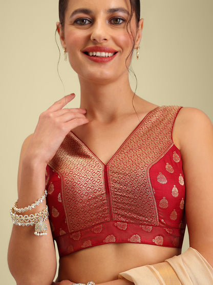 Women's Designer Brocade Saree Blouse