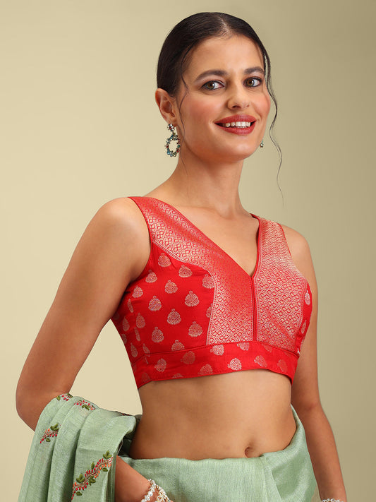 Women's Designer Brocade Saree Blouse