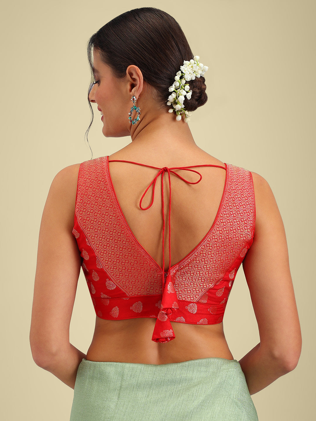 Women's Designer Brocade Saree Blouse
