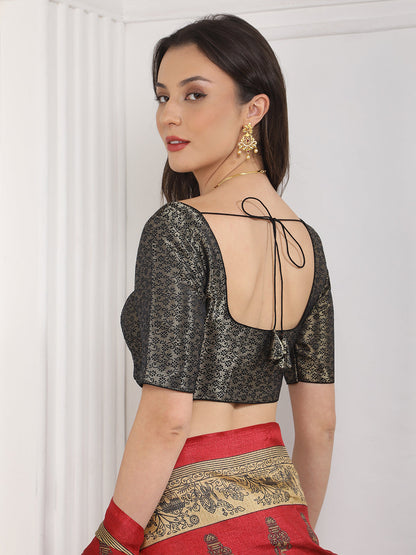 Designer Brocade Saree Blouse