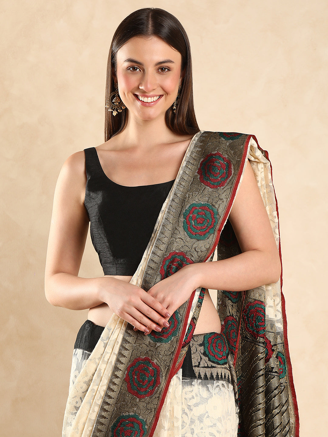 Sleeveless Saree Blouse