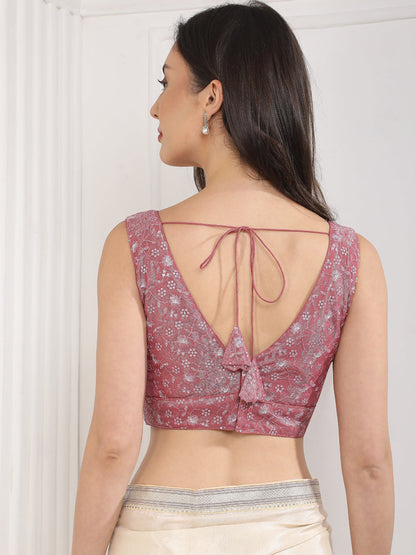 Sleeveless Saree Blouse