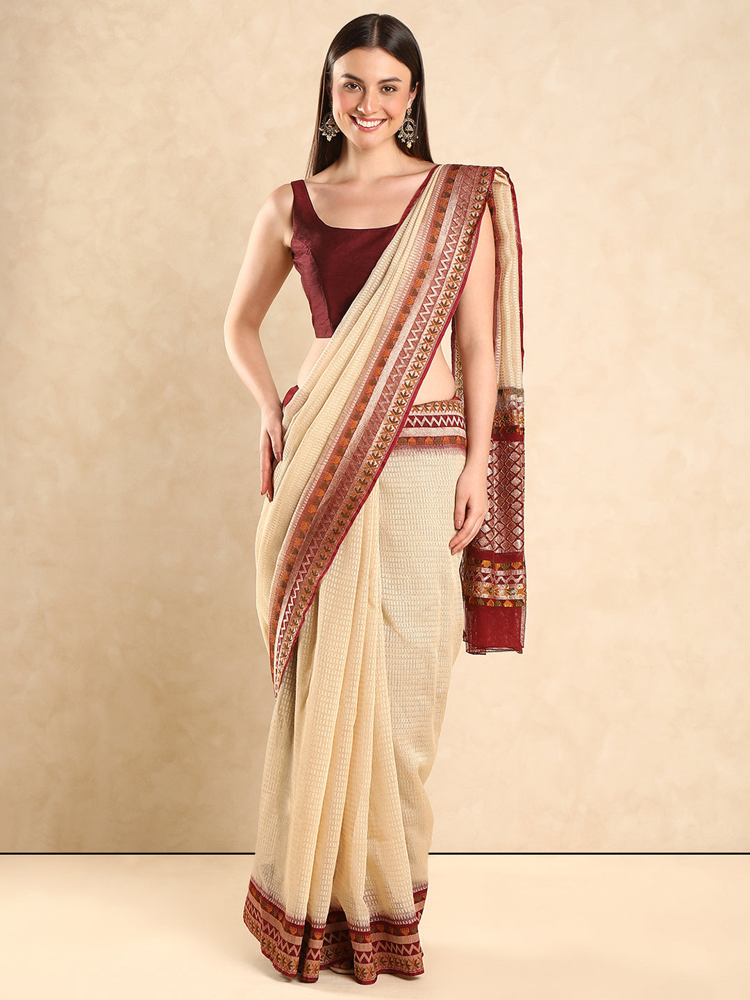 Sleeveless Saree Blouse