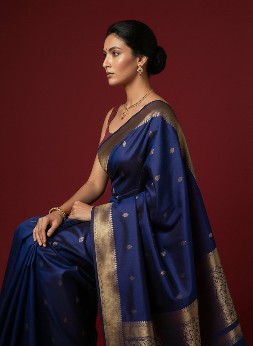 Women's Paisley Floral Design Saree Blouse