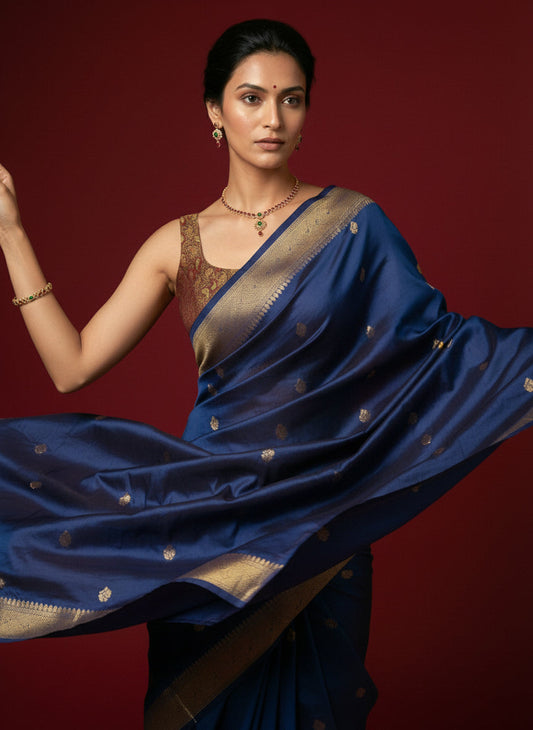 Women's Paisley Floral Design Saree Blouse