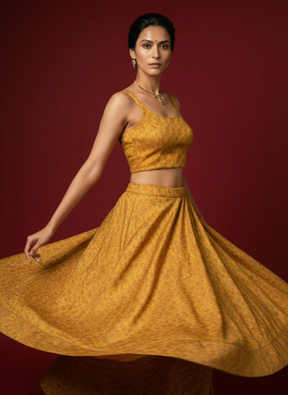 Women's Paisley Floral Design Saree Blouse