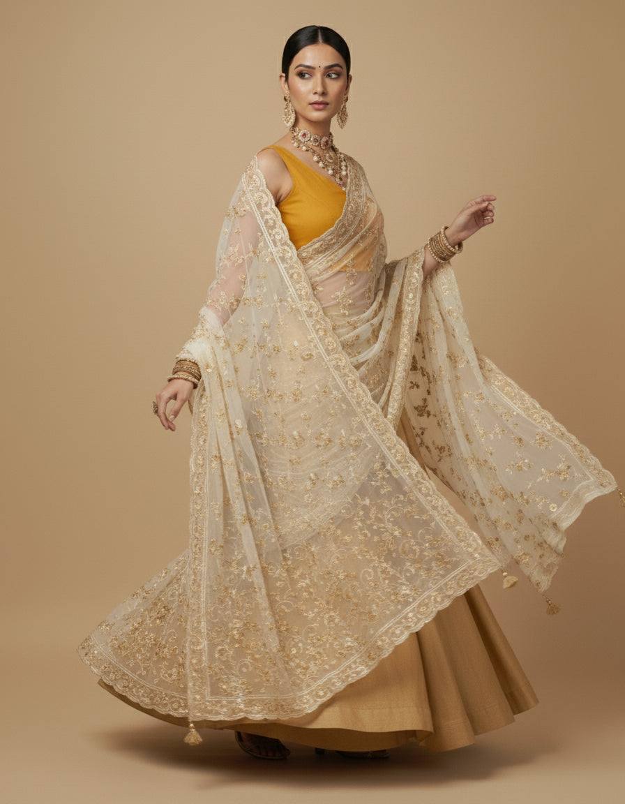 Capri Silk Padded V Neck Saree Blouse